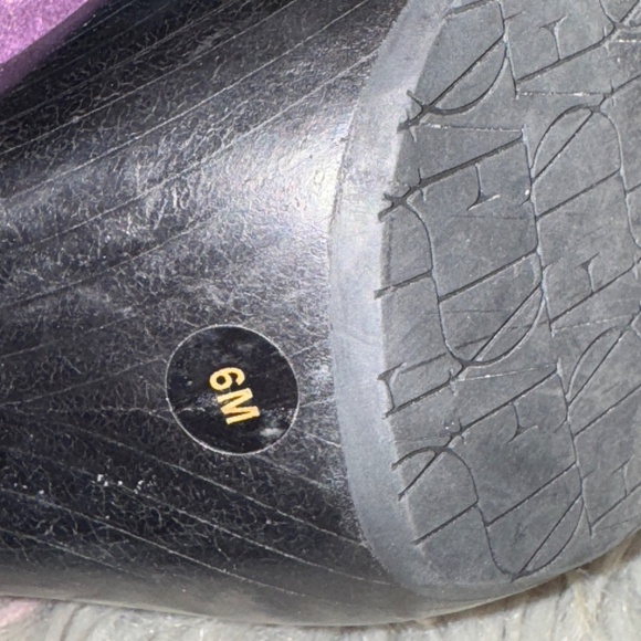 EUC Diane von Furstenberg DVF Purple Suede Heel Mule Pumps Size 6 - Picture 12 of 12